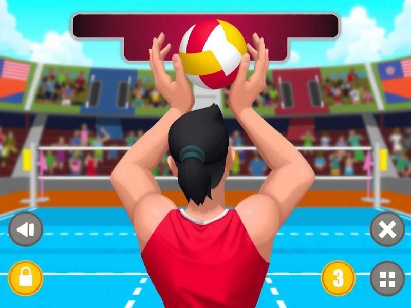Volley Pro Champion Game Screenshot